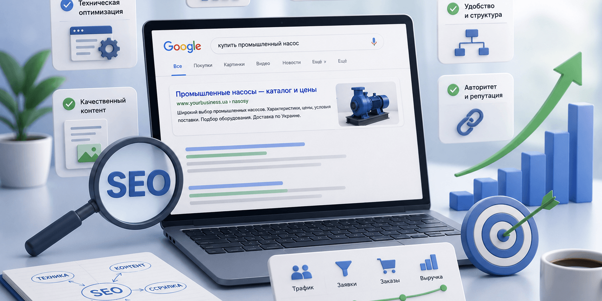 SEO просування сайту: як вивести бізнес у пошук і отримувати трафік