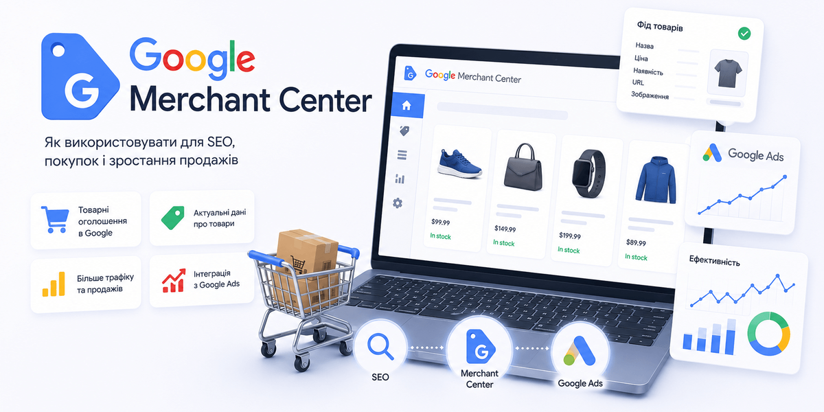 Як використовувати Google Merchant Center для SEO та реклами: повний посібник