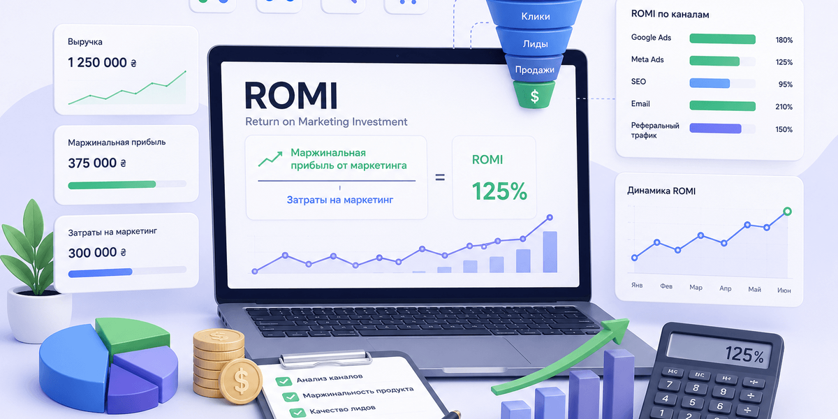 ROMI: як розрахувати окупність інвестицій у маркетинг