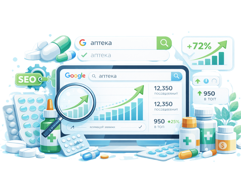 SEO просування для аптек
